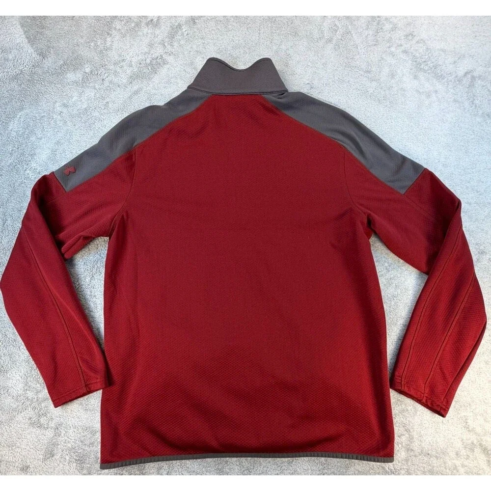Under Armour Iowa State Cyclones Men’s XL Quarter Zip Fleece Pullover Red